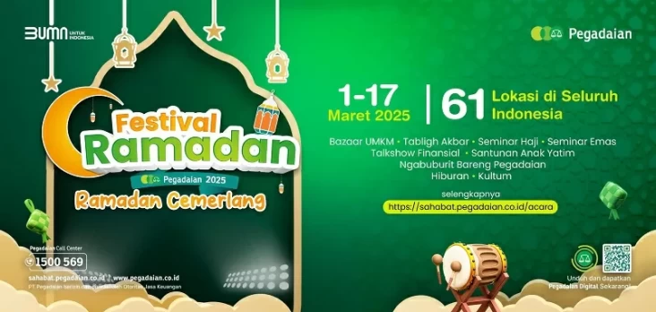 Kunjungi Semarak Festival Ramadan Persembahan Pegadaian di tempat tempat 61 Lokasi Seluruh Indonesia