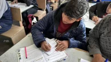 Lebih dari 100.000 Siswa Melakukan Pendaftaran pada area Sekolah-sekolah Daerah Wilayah Gaza pada waktu Tahun Ajaran Baru Dimulai