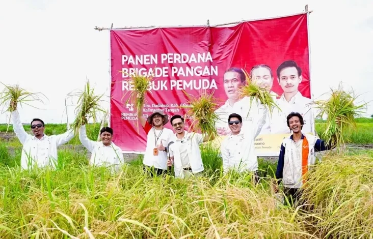 Panen Perdana, Rembuk Pemuda Kepercayaan Wujudkan Swasembada Pangan