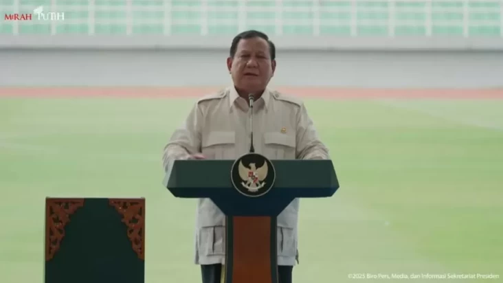 Prabowo Resmikan 17 Stadion Berstandar FIFA, Sambutannya Bawa Nama Jokowi