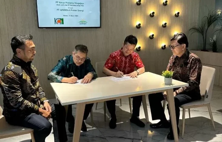 PT reNIKOLA-KPNJ Teken Perjanjian BOOT Proyek CBGG di tempat tempat Sumut