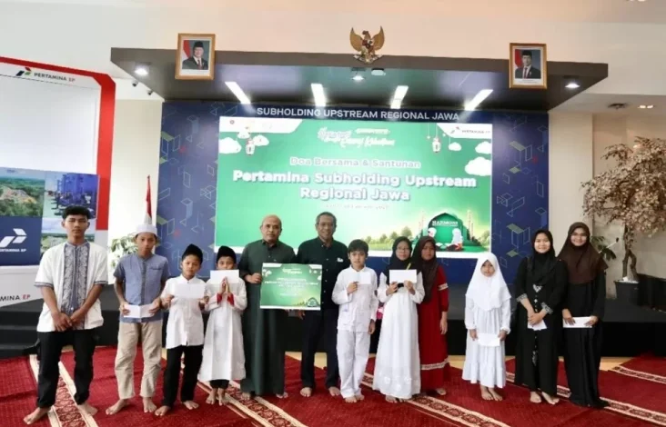 Sambut Ramadan, Pertamina Upstream Wilayah Jawa Santuni Anak Yatim