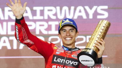 Marc Marquez segel puncak klasemen setekah raih kemenangan keempat