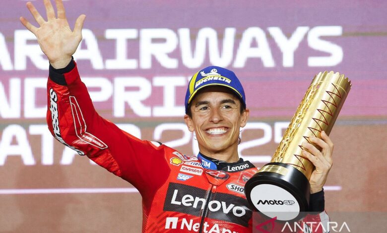 Marc Marquez segel puncak klasemen setekah raih kemenangan keempat