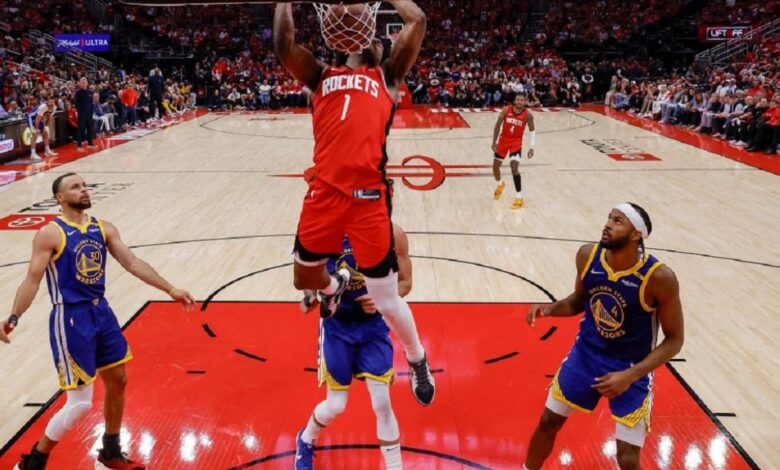 Rockets tundukkan Warriors 109-94, samakan kedudukan 1-1