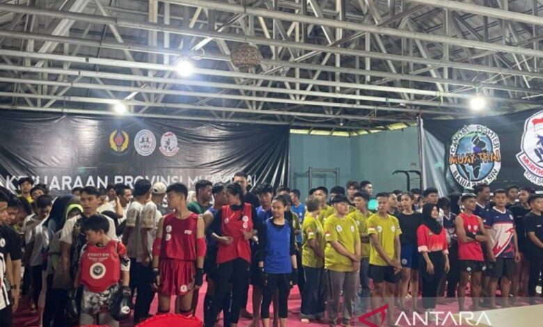 179 atlet Kalsel berkompetisi pada Kejurprov Muaythai 2025