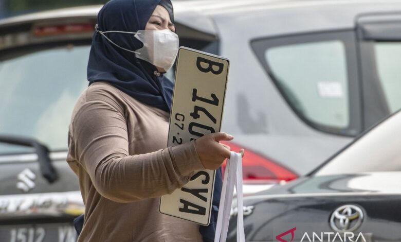 Penting periksa pelat nomor kendaraan, ini alasan kemudian tindakan