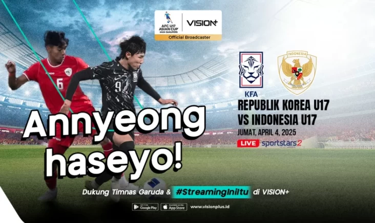 Cara Nonton Korea Selatan vs Indonesia pada AFC U17 Asian Cup 2025
