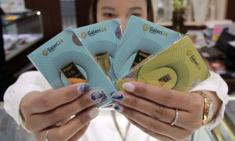 Emas di Pegadaian, Antam serta juga Galeri24 naik, UBS stabil pada Kamis