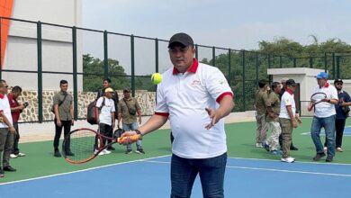 Pimpinan Daerah Bogor resmikan Lapangan Tenis Kapten Muslihat pada Pakansari