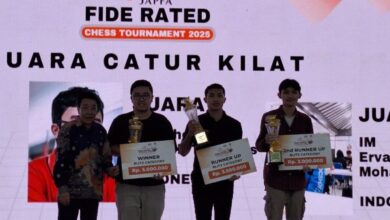 Yosep Taher segel peringkat juara kategori blitz JAPFA FIDE Rated